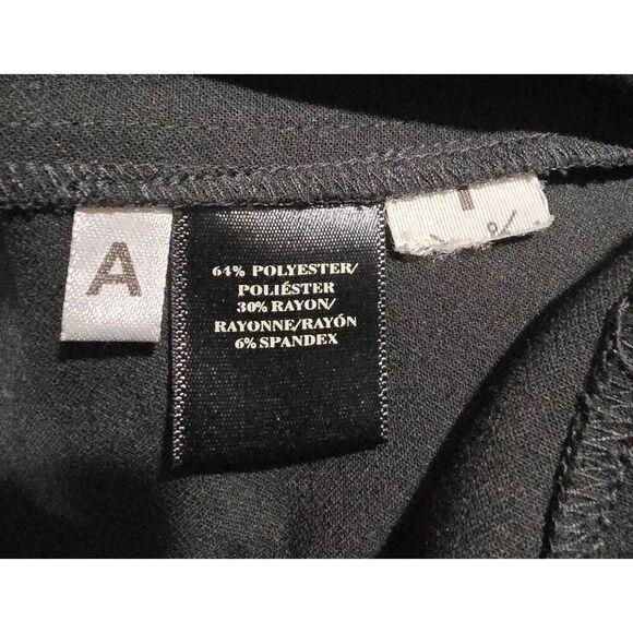 Ann Taylor Sleeveless Black Zip-Front Dress elegant date night office wear - Picture 9 of 9